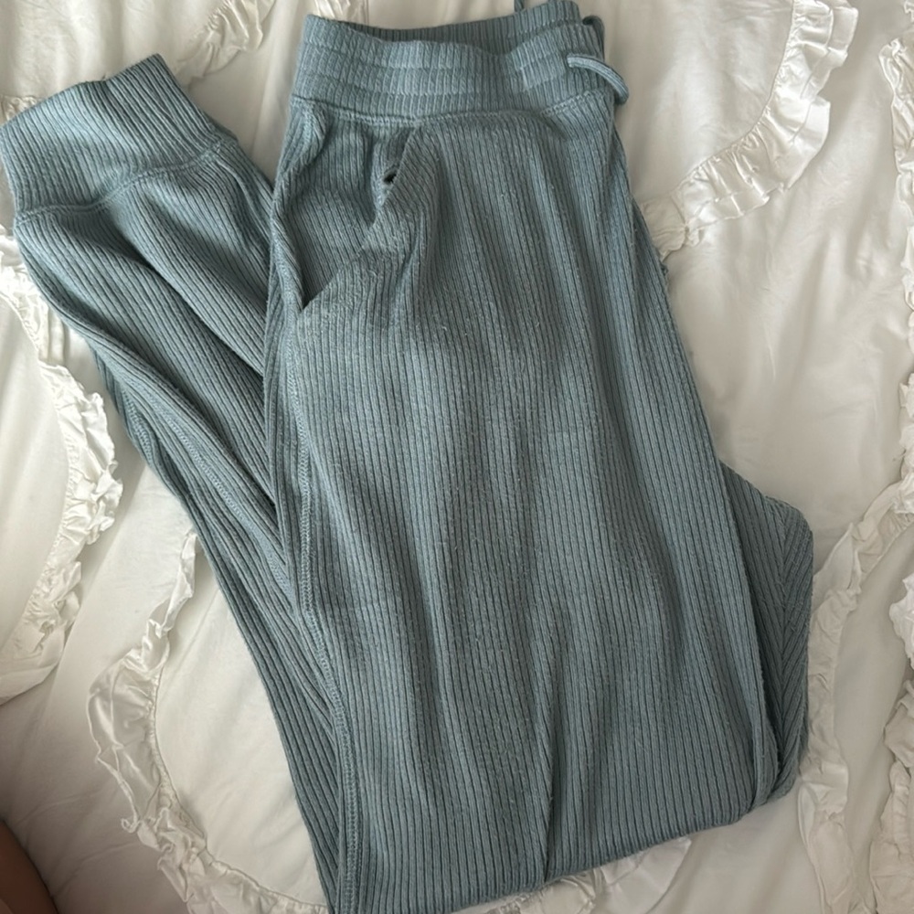 gilly hicks (hollister) teal joggers